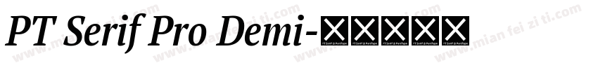 PT Serif Pro Demi字体转换